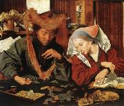 Marinus van Reymerswaele The Moneychanger and His Wife Sweden oil painting artist